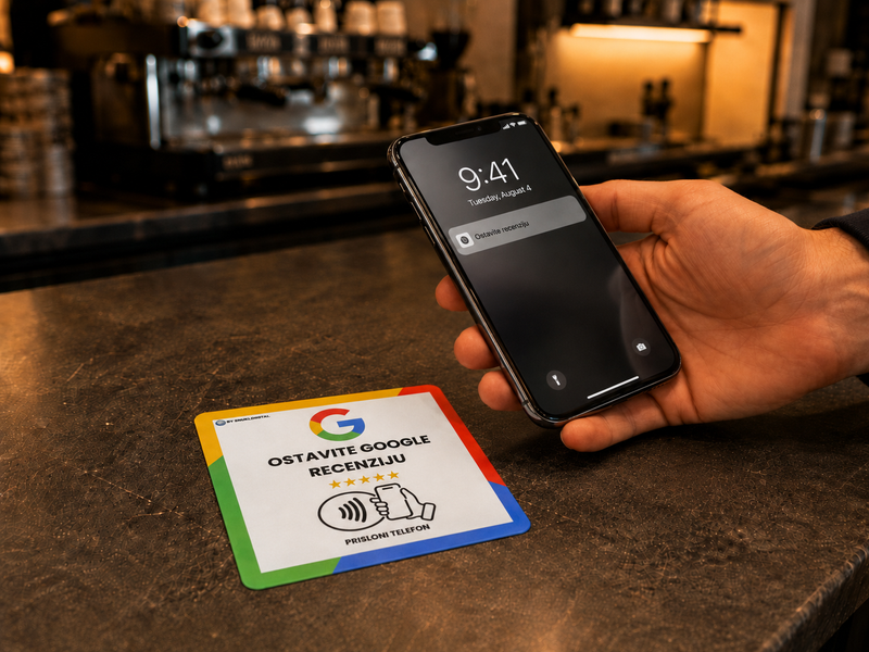 Kupac prisloni mobitel