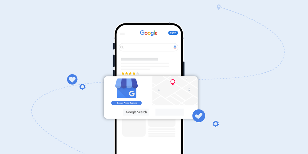 Google Business profil s recenzijama - NFC kartica
